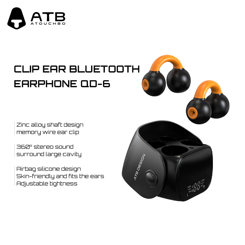 Clip ear Bluetooth Earphone QD-6