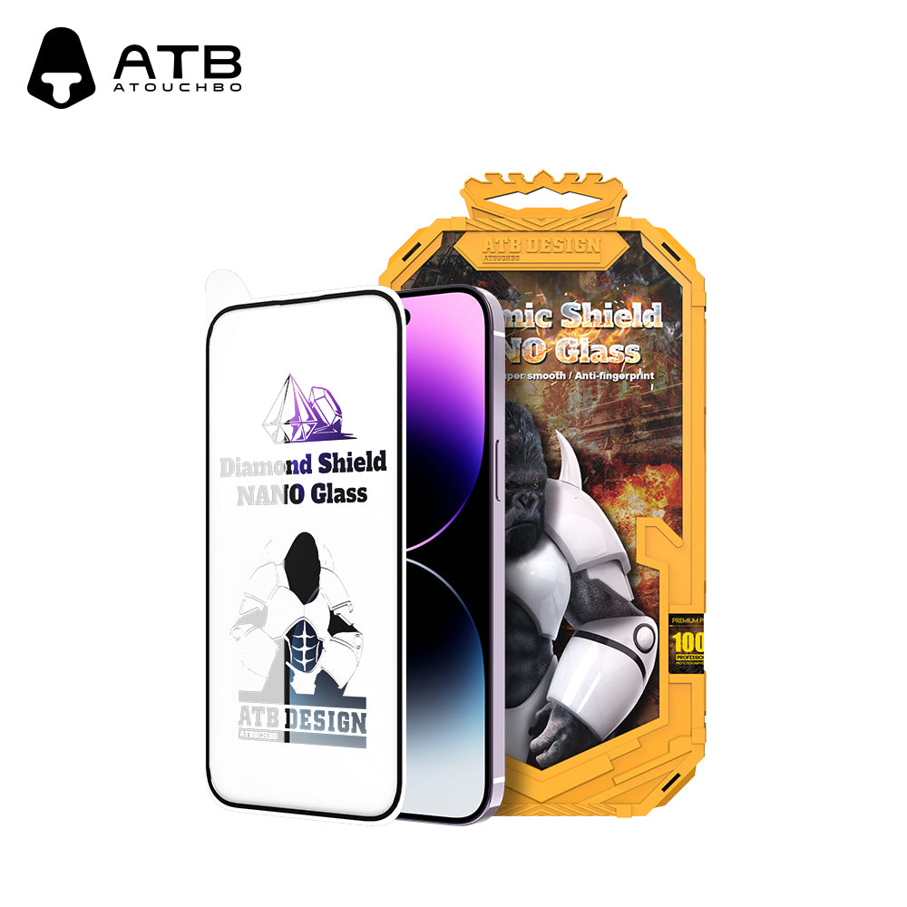 ATB 9H Super Smooth Nano Film High Transparent Resistant Screen Protector For Iphone 14 Pro Max