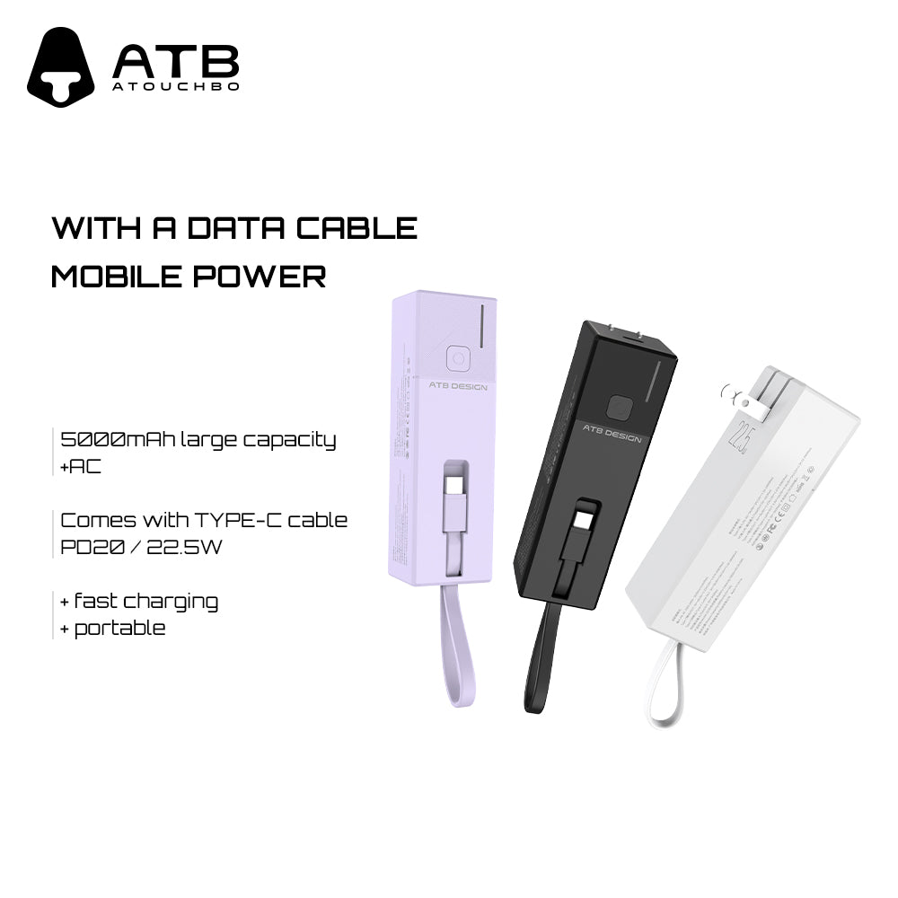 Comes with a single line portable power bank XG-DC09