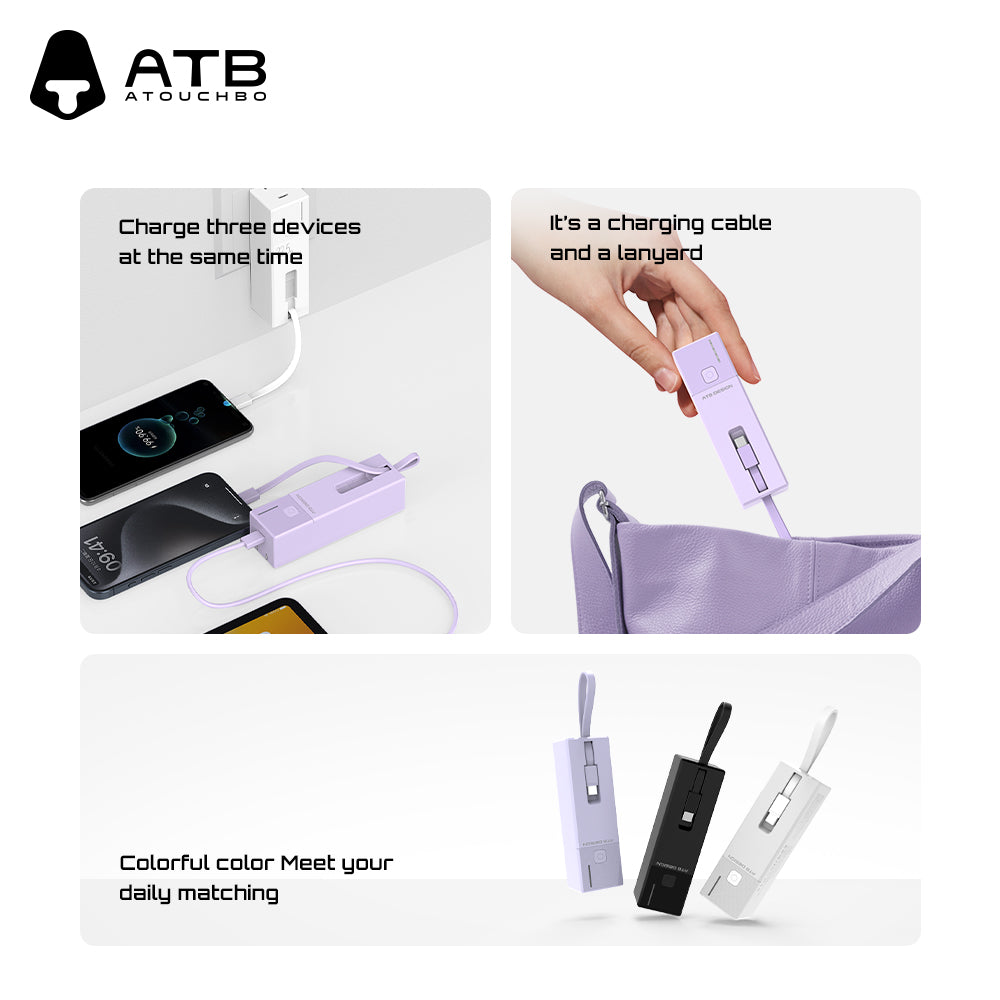 Comes with a single line portable power bank XG-DC09