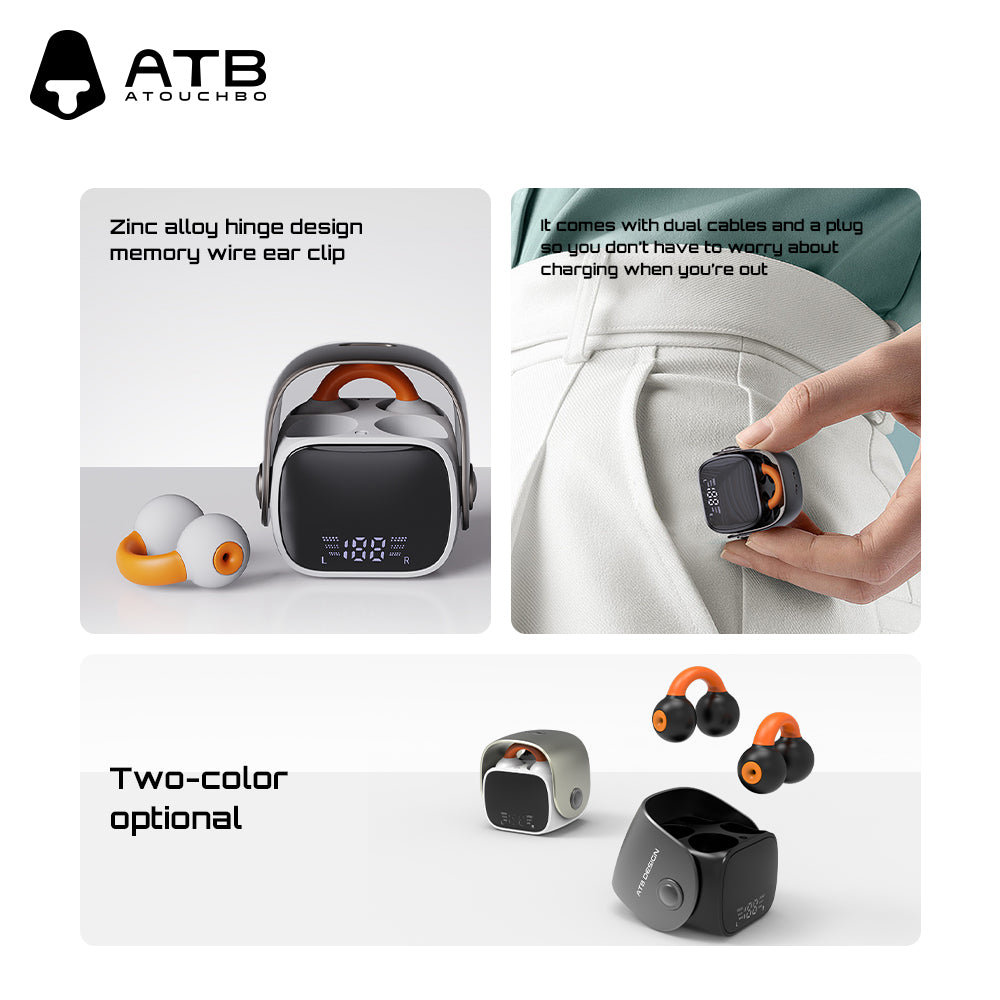 Clip ear Bluetooth Earphone QD-6