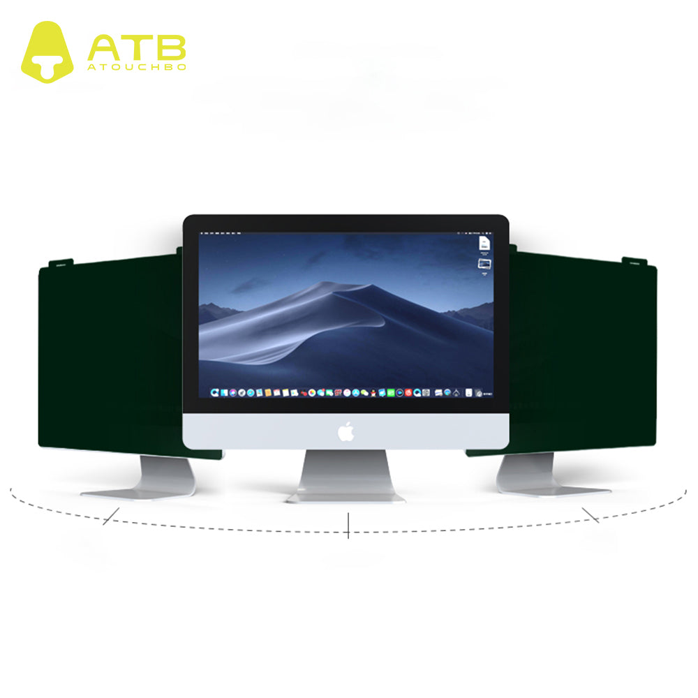Paste-free desktop isolation bezel eye protection anti-green light privacy computer screen film