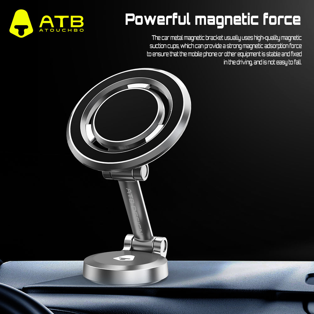 Custom Alloy Super Strong Magnetic 360 Rotating Car Phone Holder for iPhone 14 Pro Max Magnet Car Support Mount