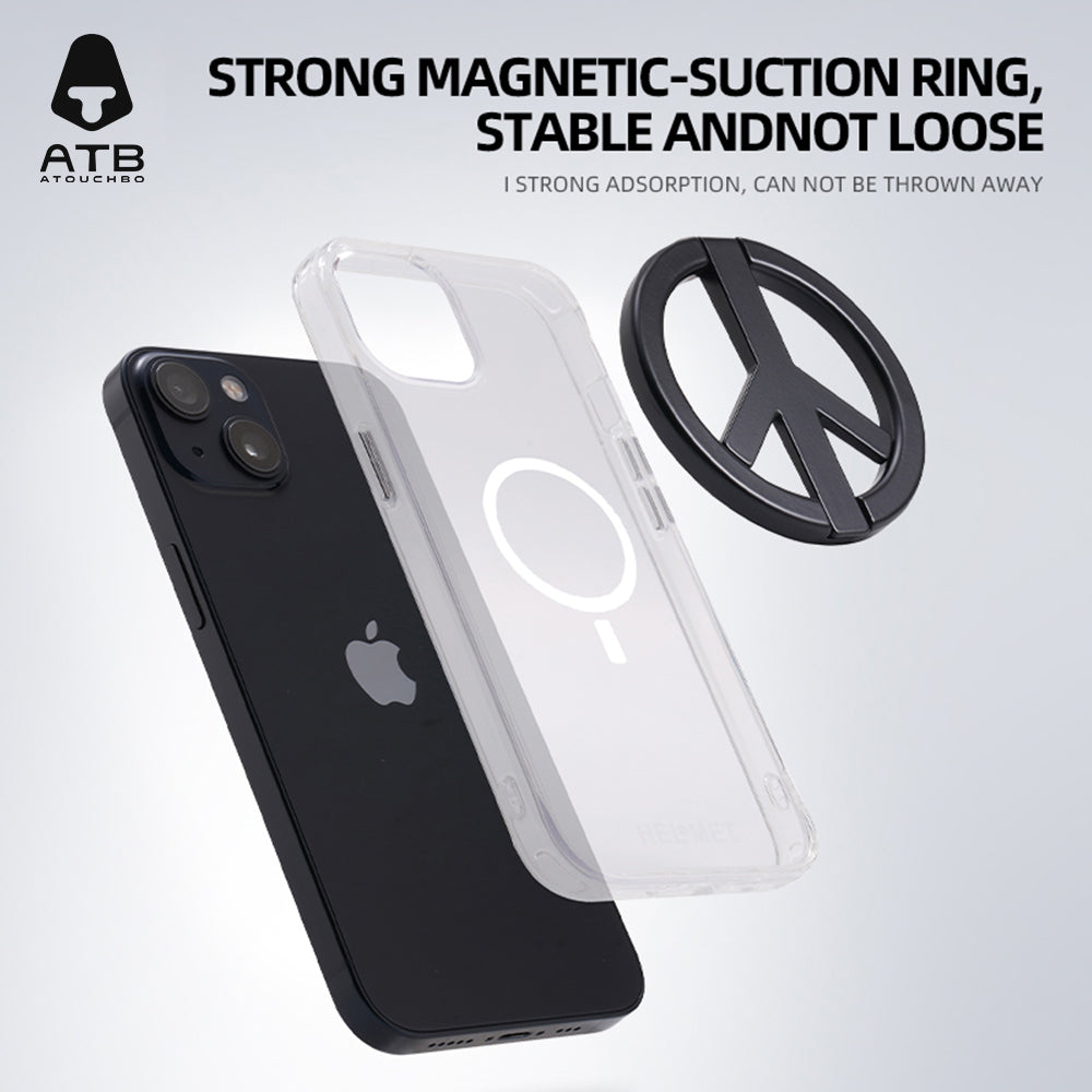 ATB Easy To Carry Cell Phone Ring Holders Magnetic Phone Bracket For Iphone 14