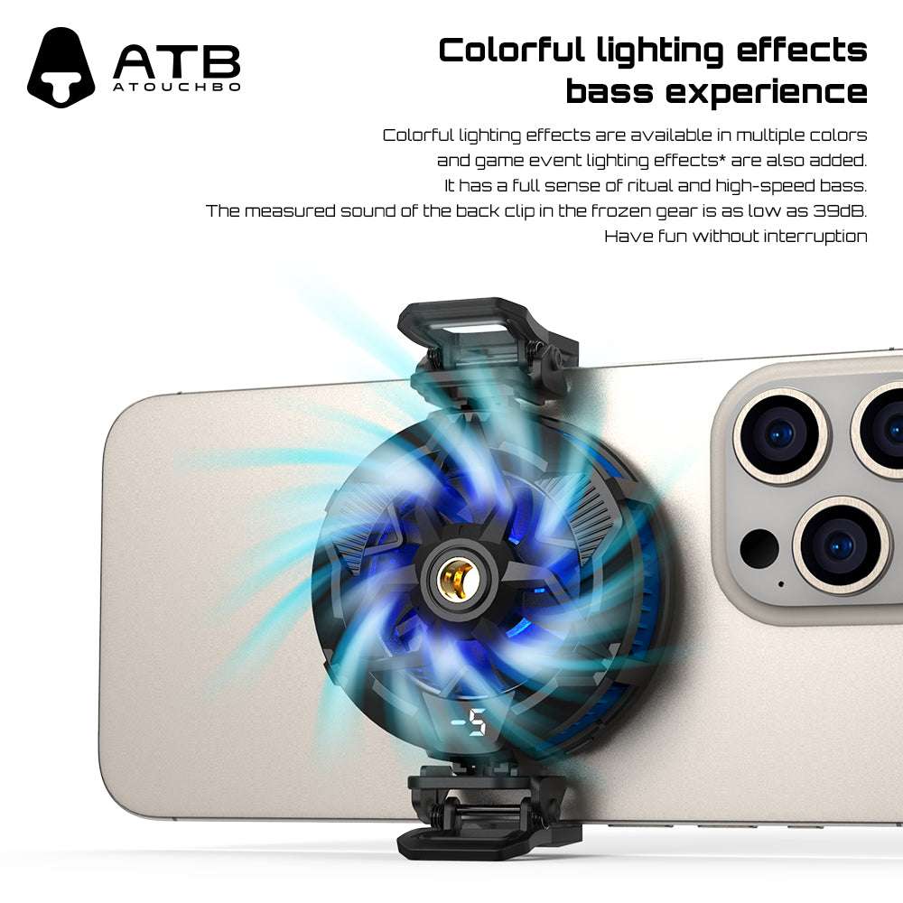 ATB phone back clip semiconductor heat sink