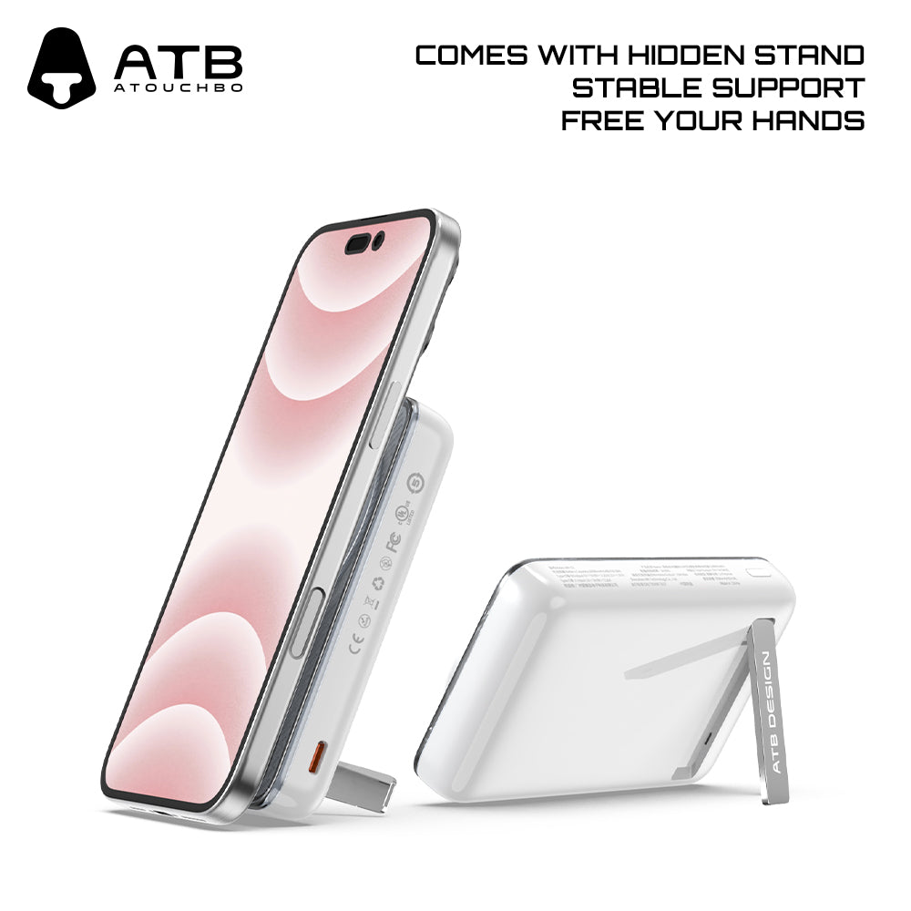Self starting magnetic suction wireless charging mobile battery Source C17