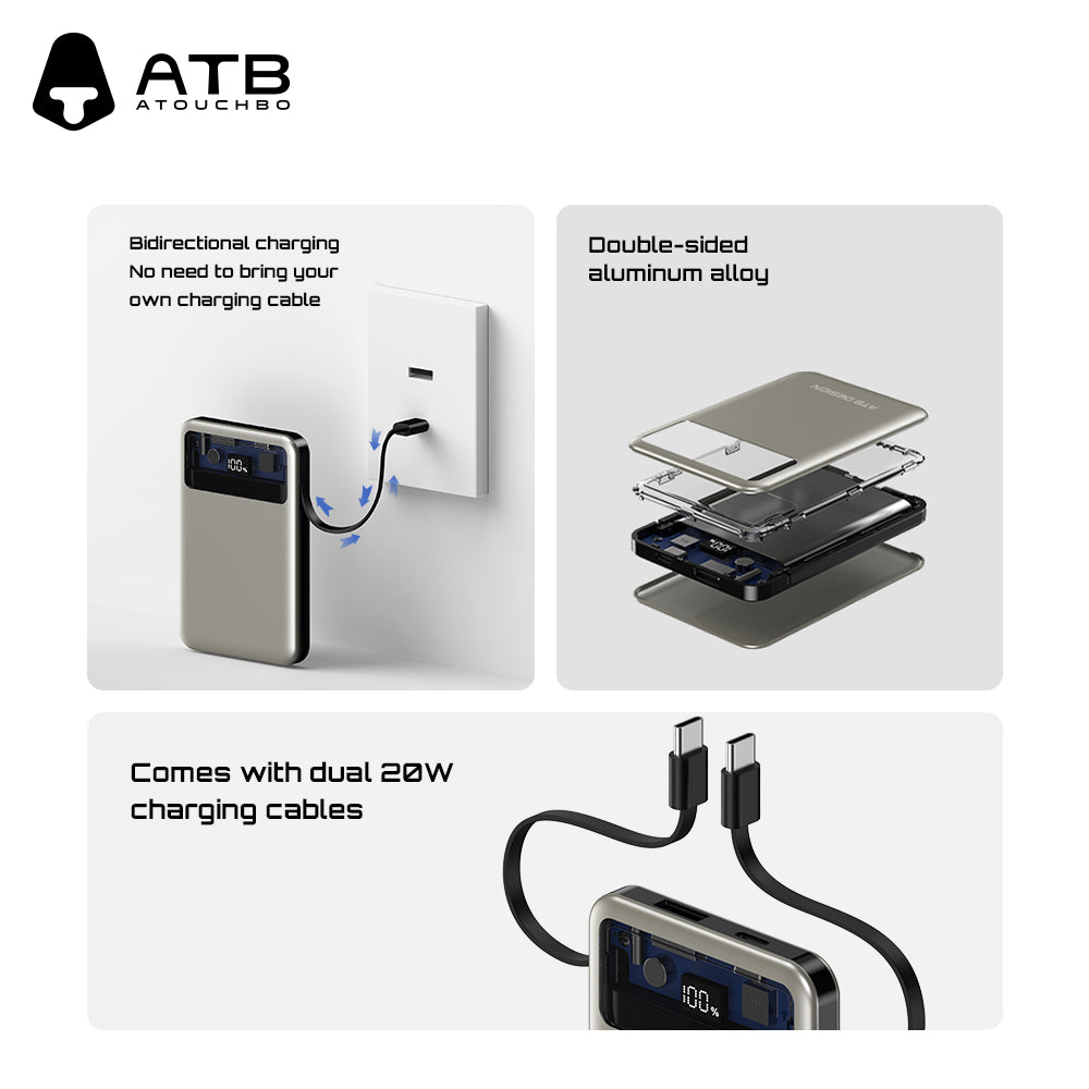 Comes with a built-in power bank W36