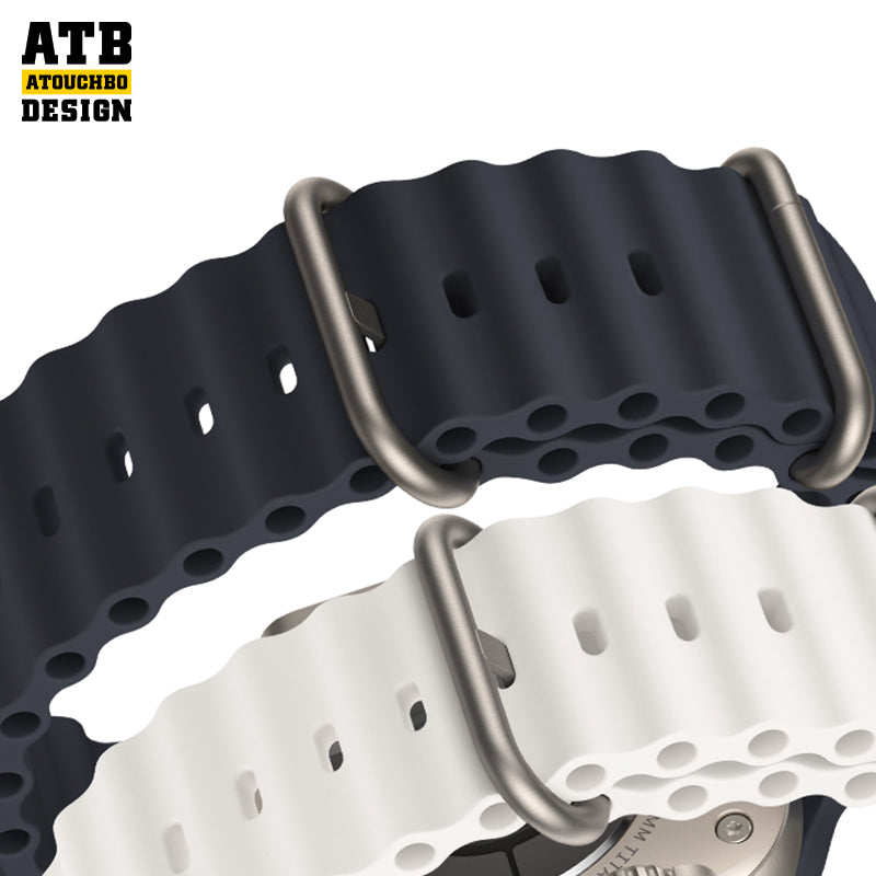 ATB Axel Series Ocean double button silicone strap