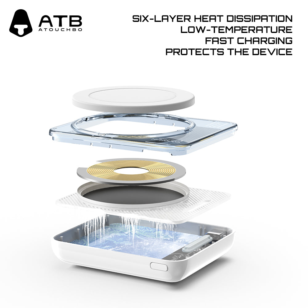 Self starting magnetic suction wireless charging mobile battery Source C16