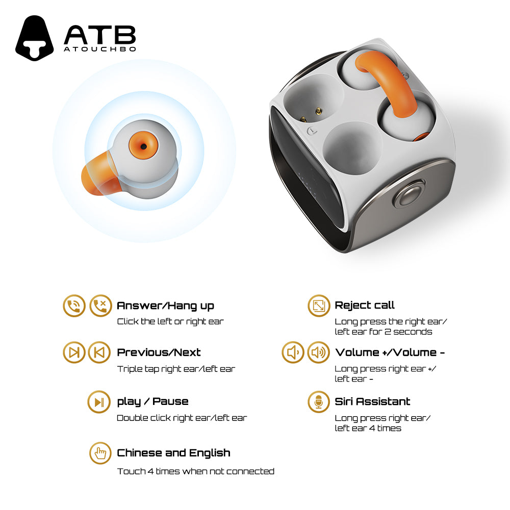 Clip ear Bluetooth Earphone QD-6