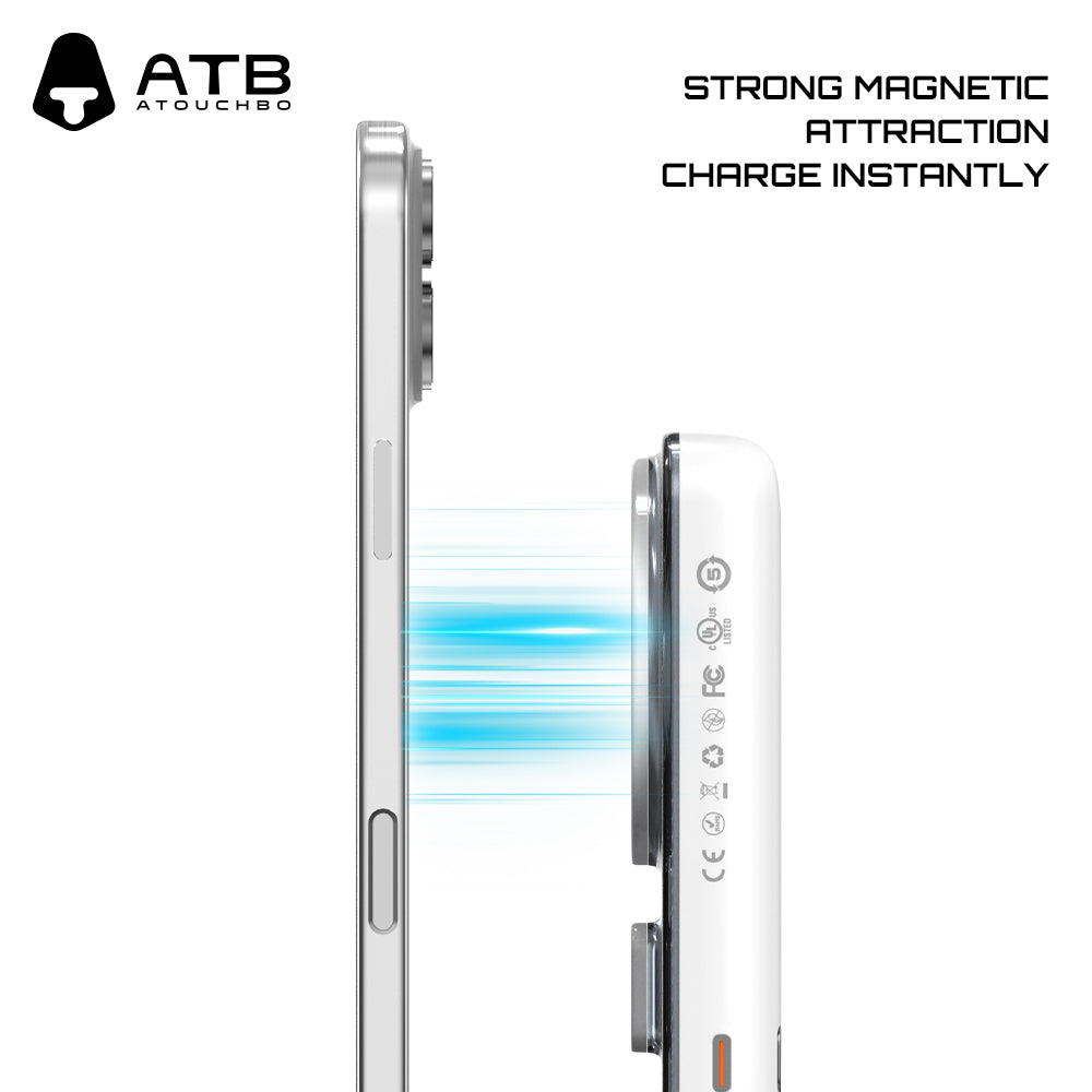 Self starting magnetic suction wireless charging mobile battery Source C17