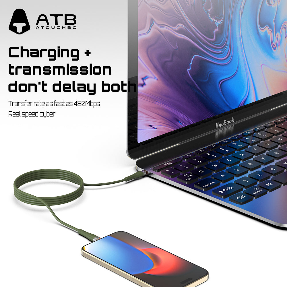 ATB Classic Series Star Aluminum Alloy Silicone Data Cable