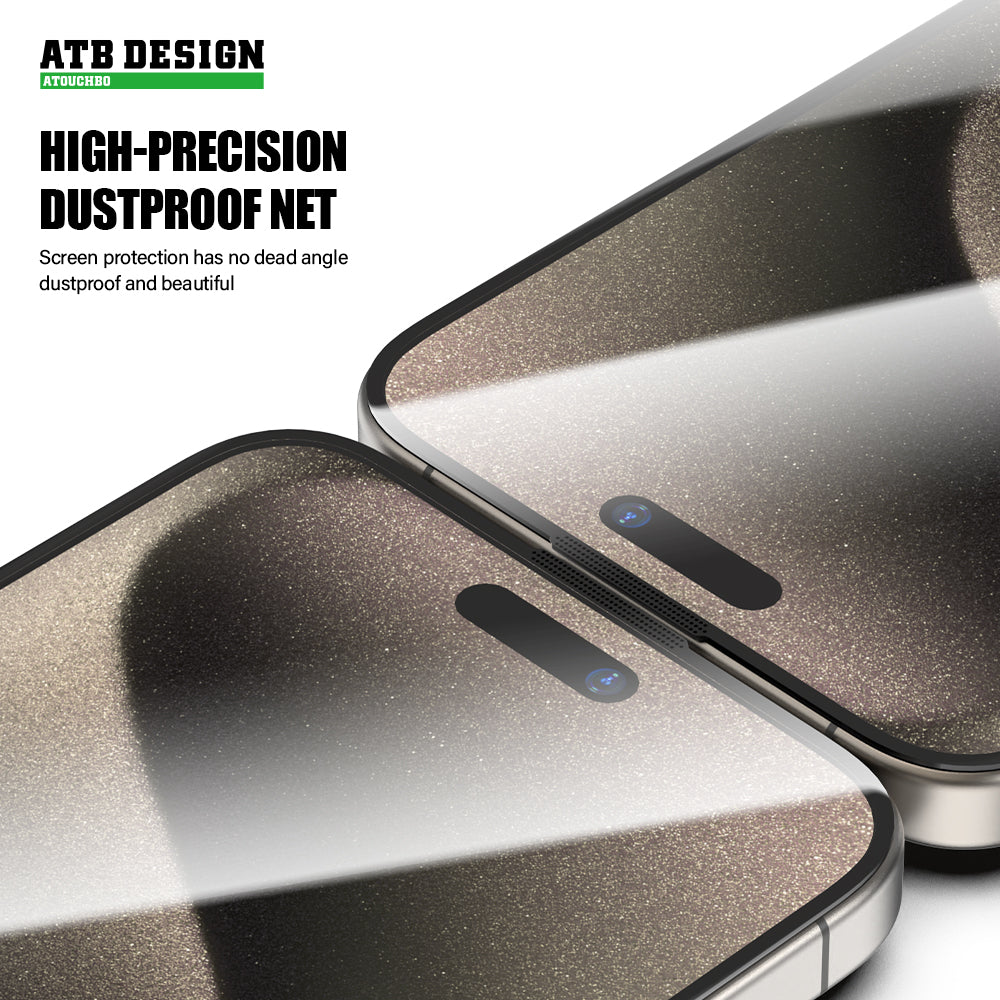 ATB Rex series O-fold anti-static silk screen high-definition tempered film/Rex green bottom plate