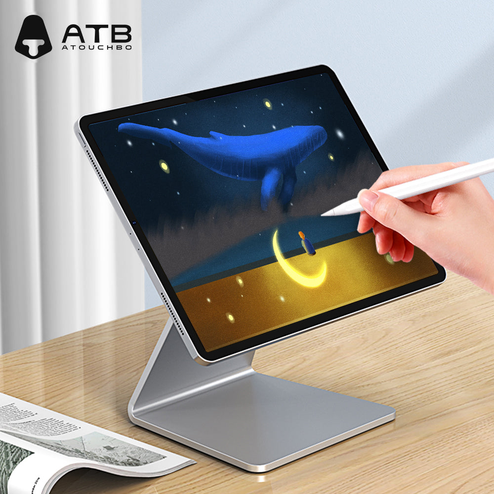 iPad tablet magnetic bracket aluminum alloy adjustable super adsorption