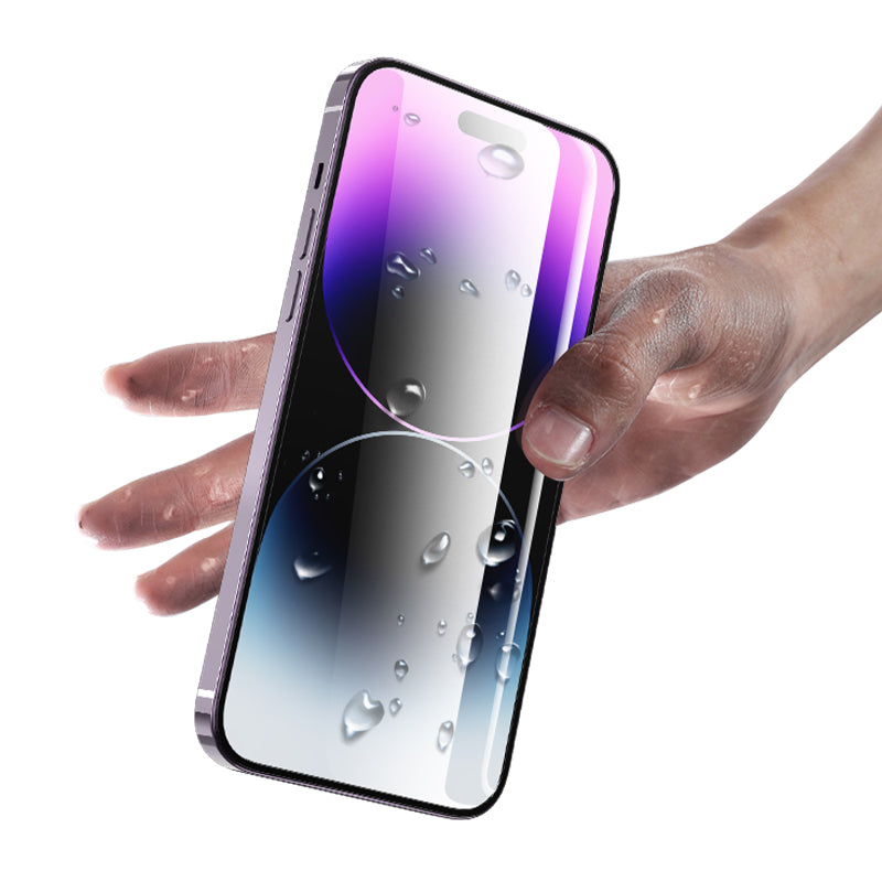 Tempered Glass Easy Install Frame Guard Tool Kit Privacy Screen Protector for iPhone 15 14 13 12 11 Pro Max Plus X XS XR SE