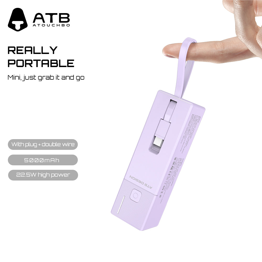 Comes with a single line portable power bank XG-DC09