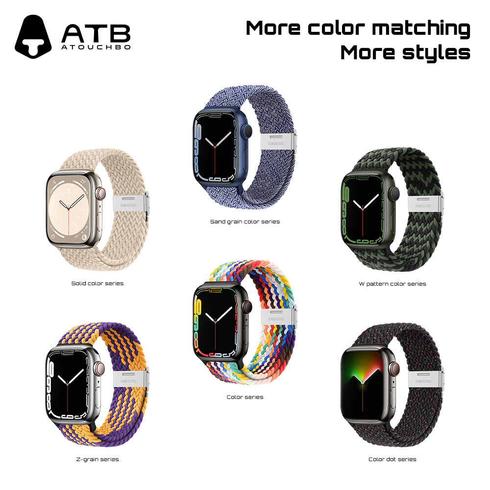 ATB Classic Snap Buckle woven strap