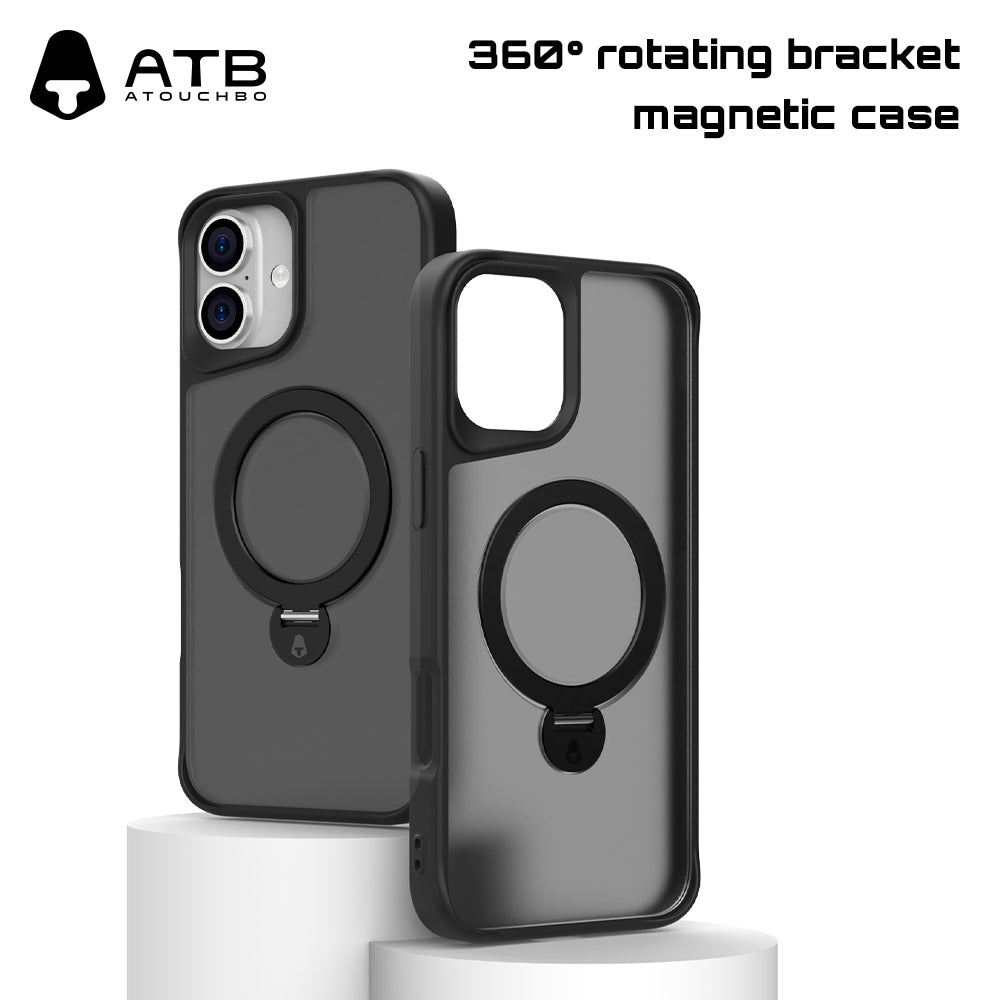 360° Rotating Bracket Shell HD Tempered Film Set (with T-Type Second Sticker Artifact) TK Version