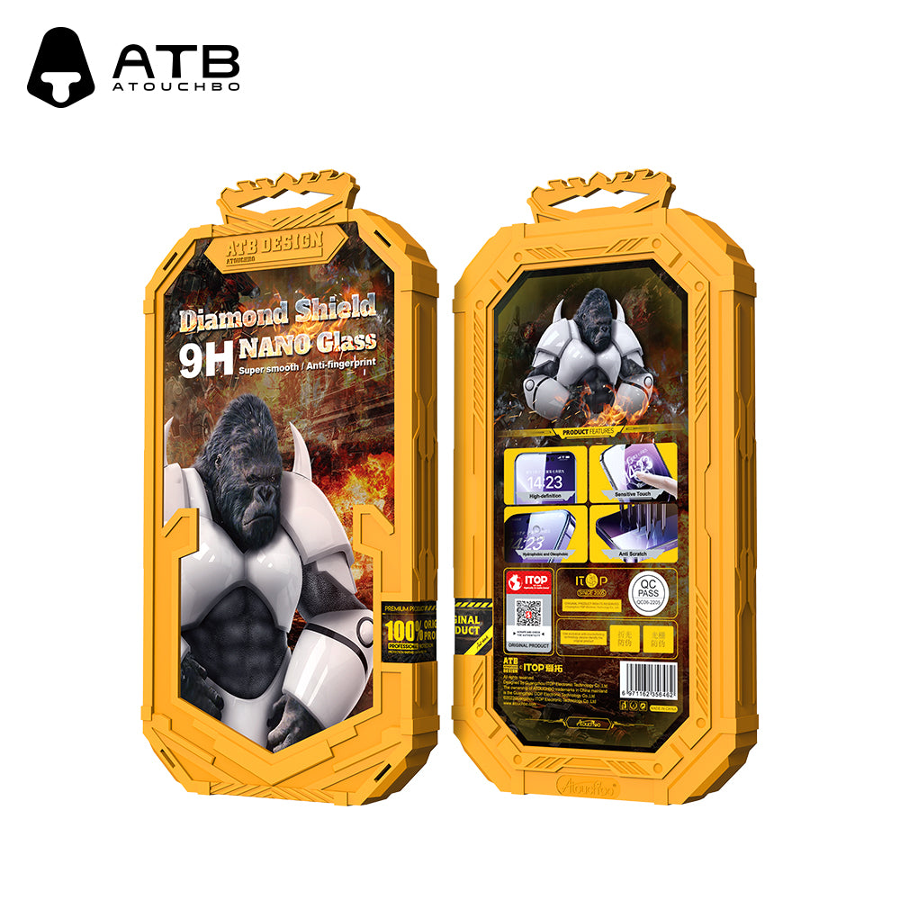 ATB 9H Super Smooth Nano Film High Transparent Resistant Screen Protector For Iphone 14 Pro Max