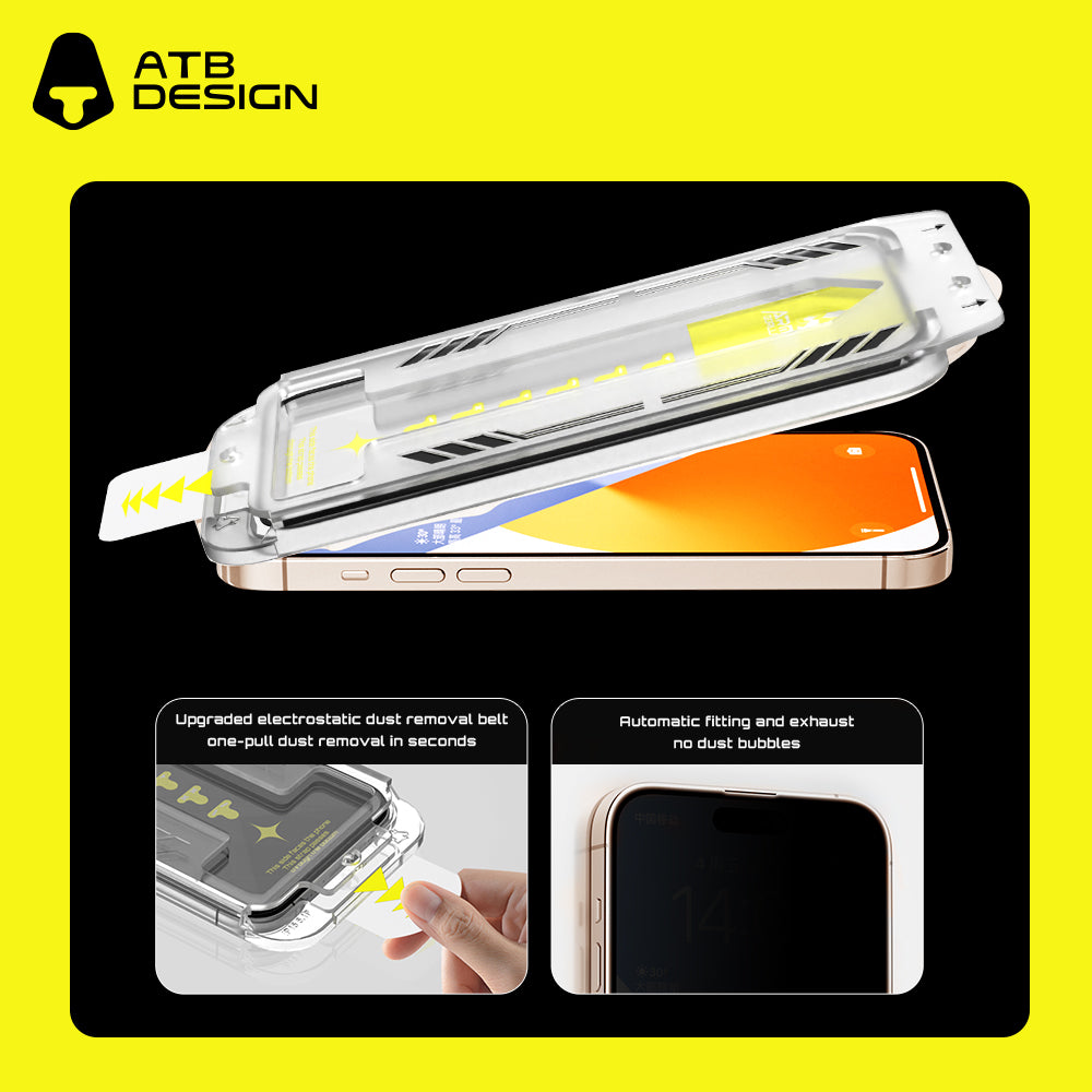 Super strong airbag anti-drop tempered film set B (with T-type second sticker artifact) TK version