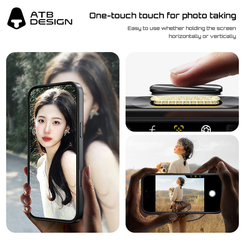 ATB Top Series Crystal Clear 2.0 Skin Smoot Magnetic Bracket Phone Case