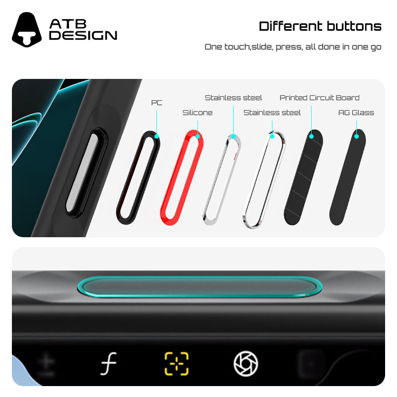 ATB Top Series Crystal Clear 2.0 Skin Smoot Magnetic Bracket Phone Case