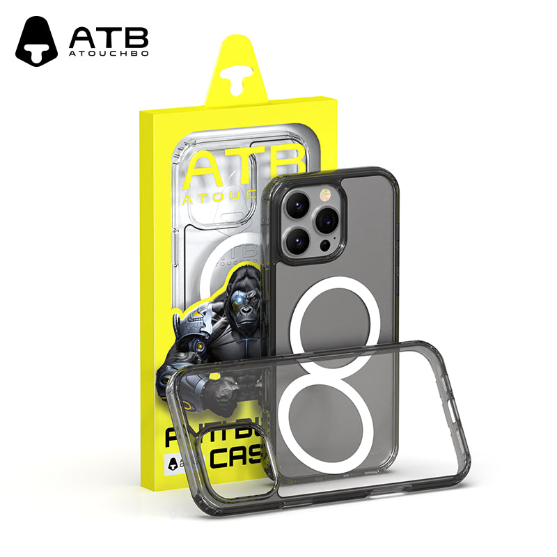 ATB Titan Series Crystal transparent magnetic Phone Case