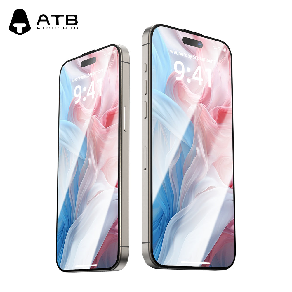 ATB Rex series 0.4 large arc edge high aluminum anti-static high-definition tempered film/Rex blue bottom plate