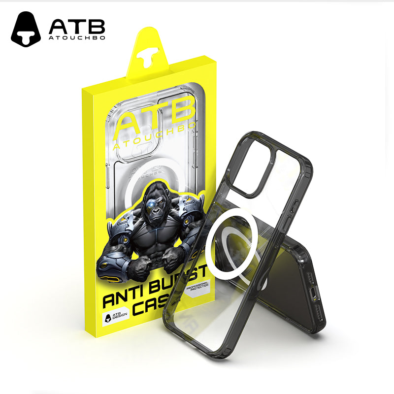 ATB Titan Series Crystal transparent magnetic Phone Case