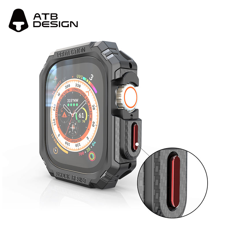 ATB Titan Series Carbon Fiber Color Clash Watch Case