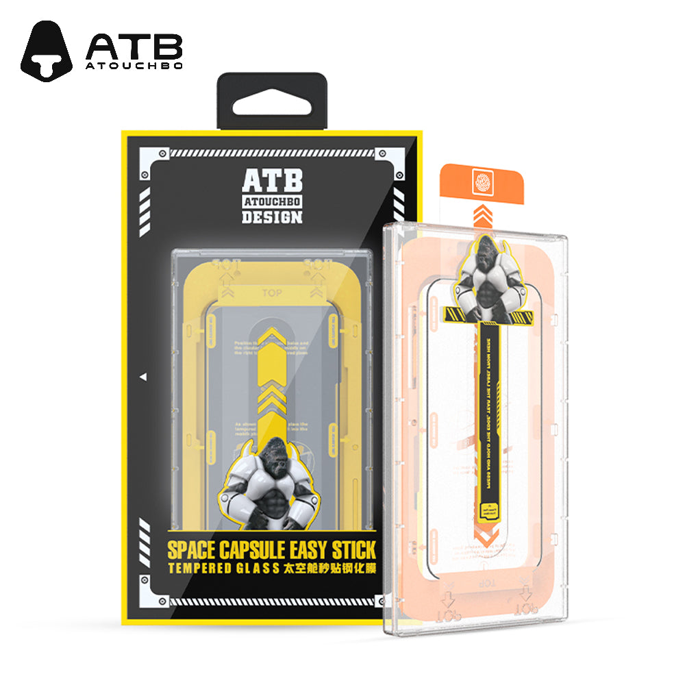 Space Capsule Easy Stick HD Tempered Glass