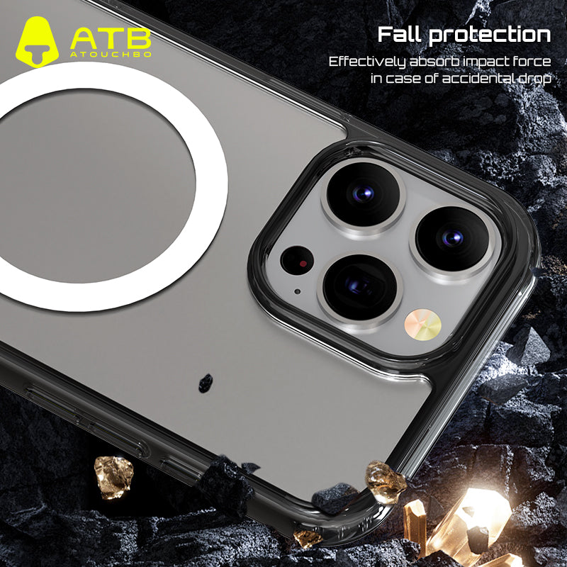 ATB Titan Series Crystal transparent magnetic Phone Case