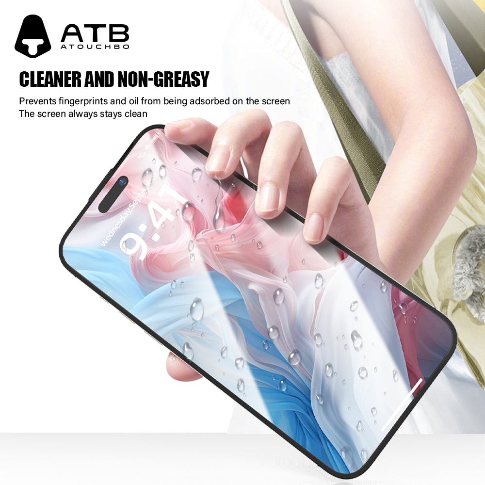 ATB Rex series 0.4 large arc edge high aluminum anti-static high-definition tempered film/Rex blue bottom plate