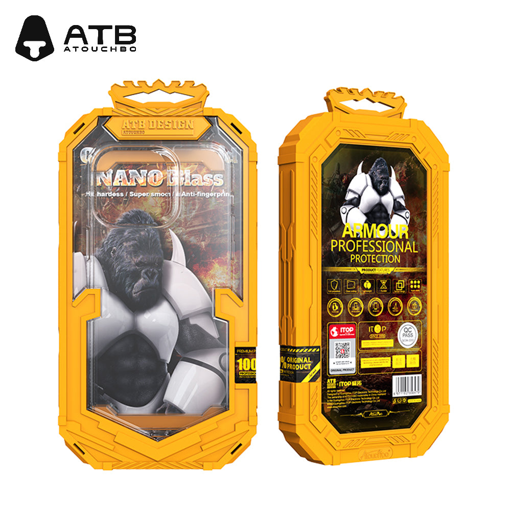 ATB Machinists Series G Transparent Shockproof Phone Case For Iphone 14