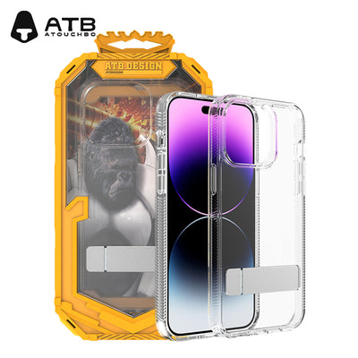 ATB Tpu+Pc Shockproof Armor Phone Case With Holder For Iphone 14