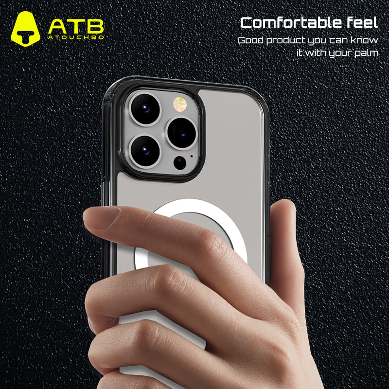 ATB Titan Series Crystal transparent magnetic Phone Case