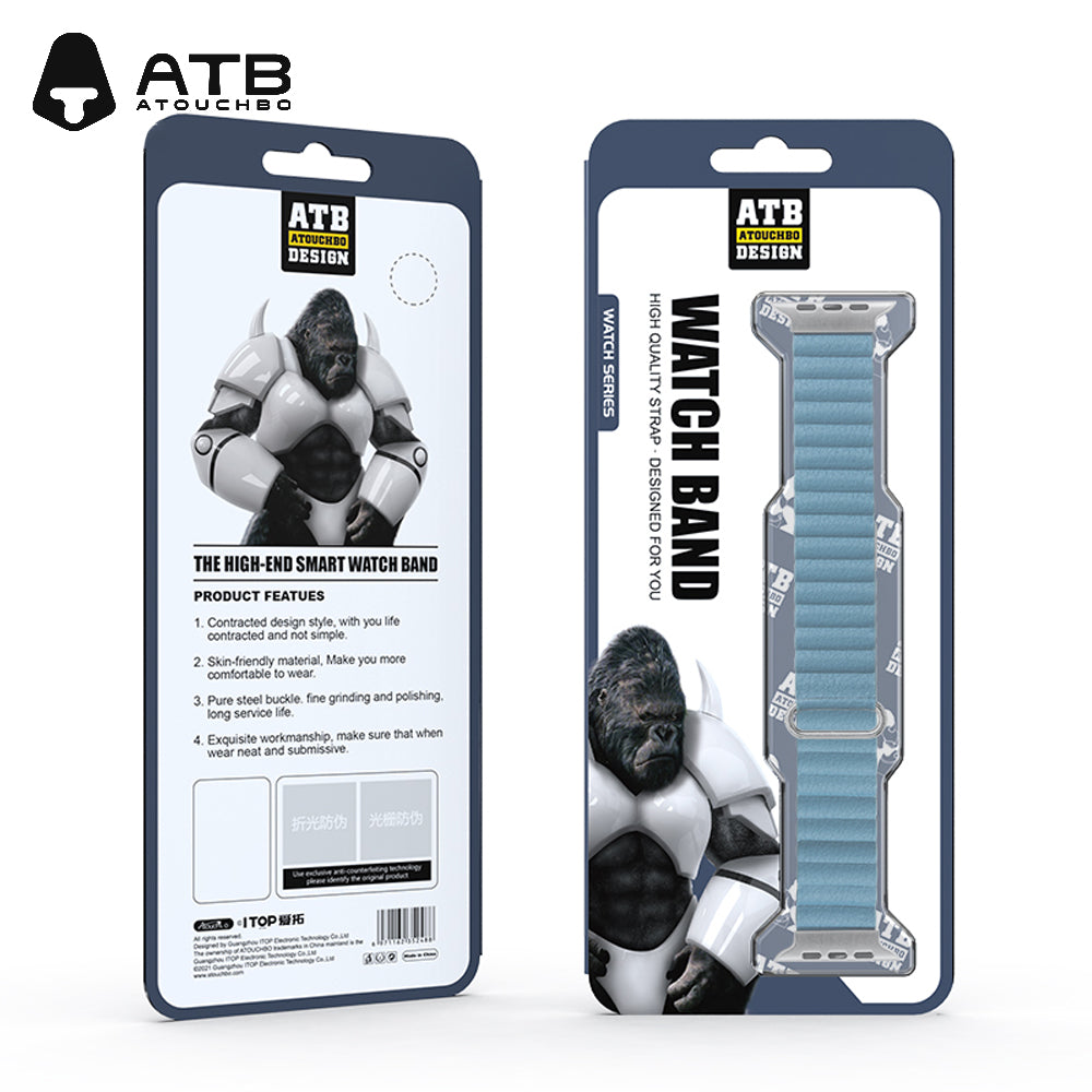 ATB Sweatproof Square Hole 38MM 40MM 49MM Silicone Watch Band For Apple Iphone Watch Se Strap-copy