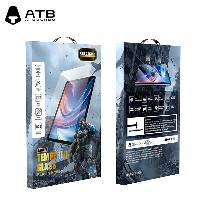 High definition flat tempered glass