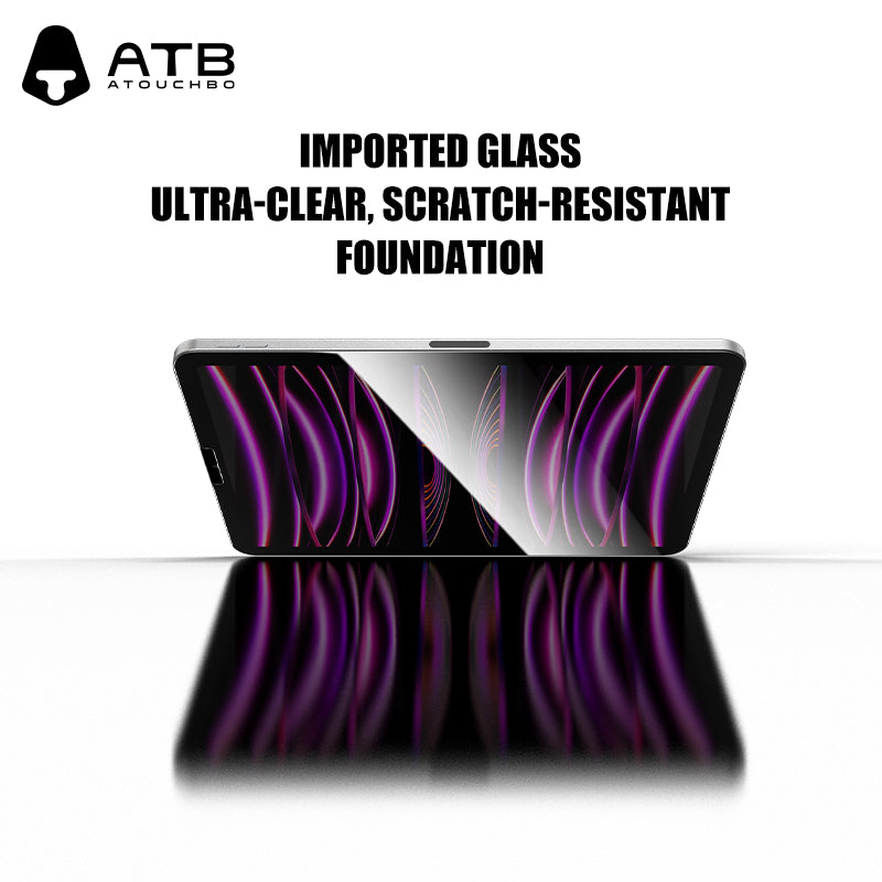 High definition flat tempered glass