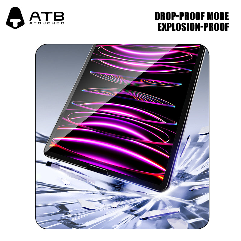 High definition flat tempered glass