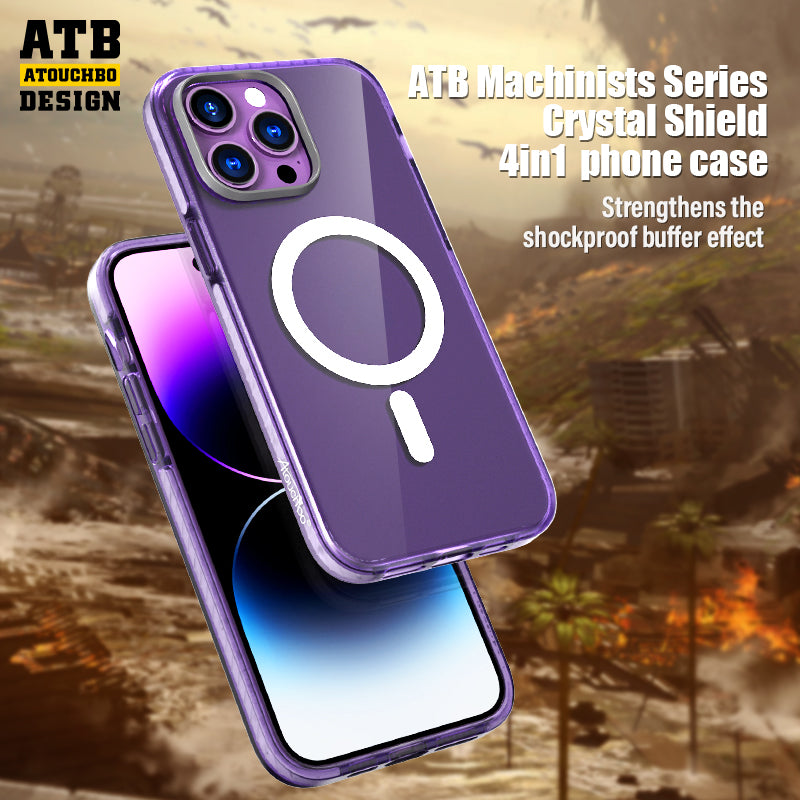 ATB Machinists Series Crystal Shield 4in1 phone case(magnetic version)