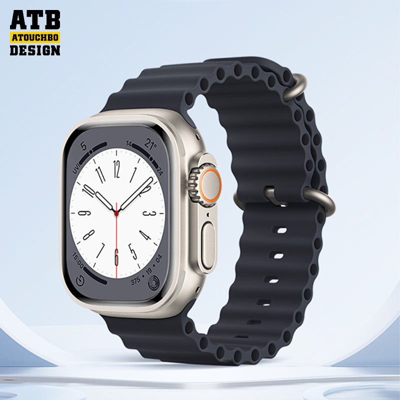 ATB Silicone breathable Sport Watch Band For Apple Watch Ultra