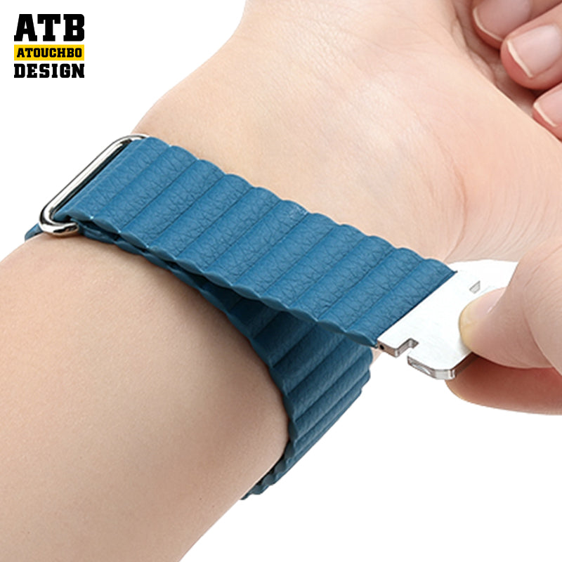 ATB Sweatproof Square Hole 38MM 40MM 49MM Silicone Watch Band For Apple Iphone Watch Se Strap-copy