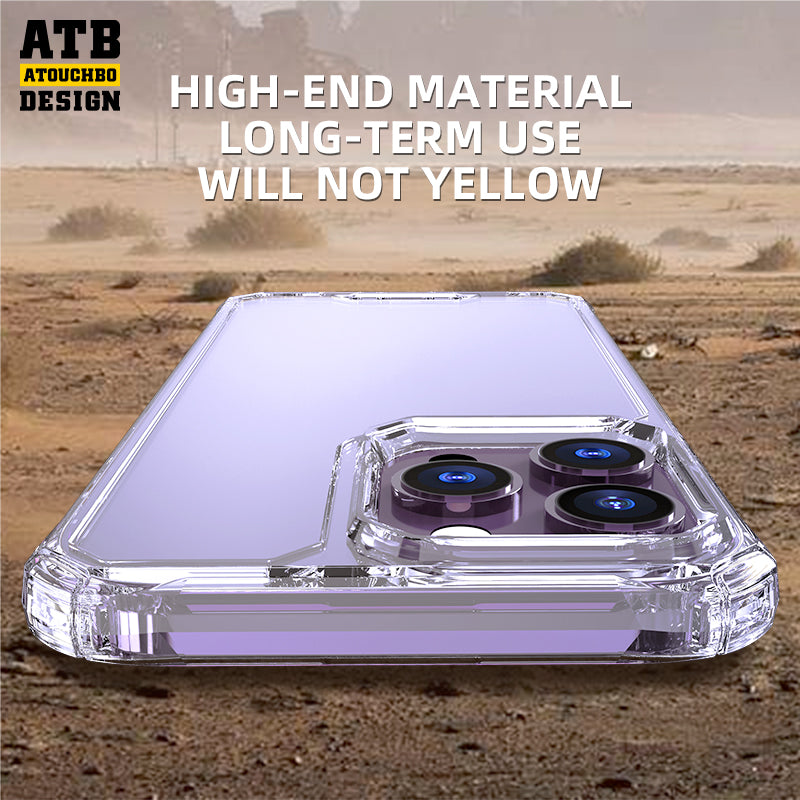 ATB 1.5MM Armor Transparent Case For Iphone 14 Pro Max Cover Phone Case