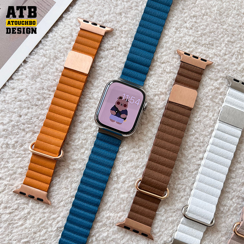 ATB Sweatproof Square Hole 38MM 40MM 49MM Silicone Watch Band For Apple Iphone Watch Se Strap-copy