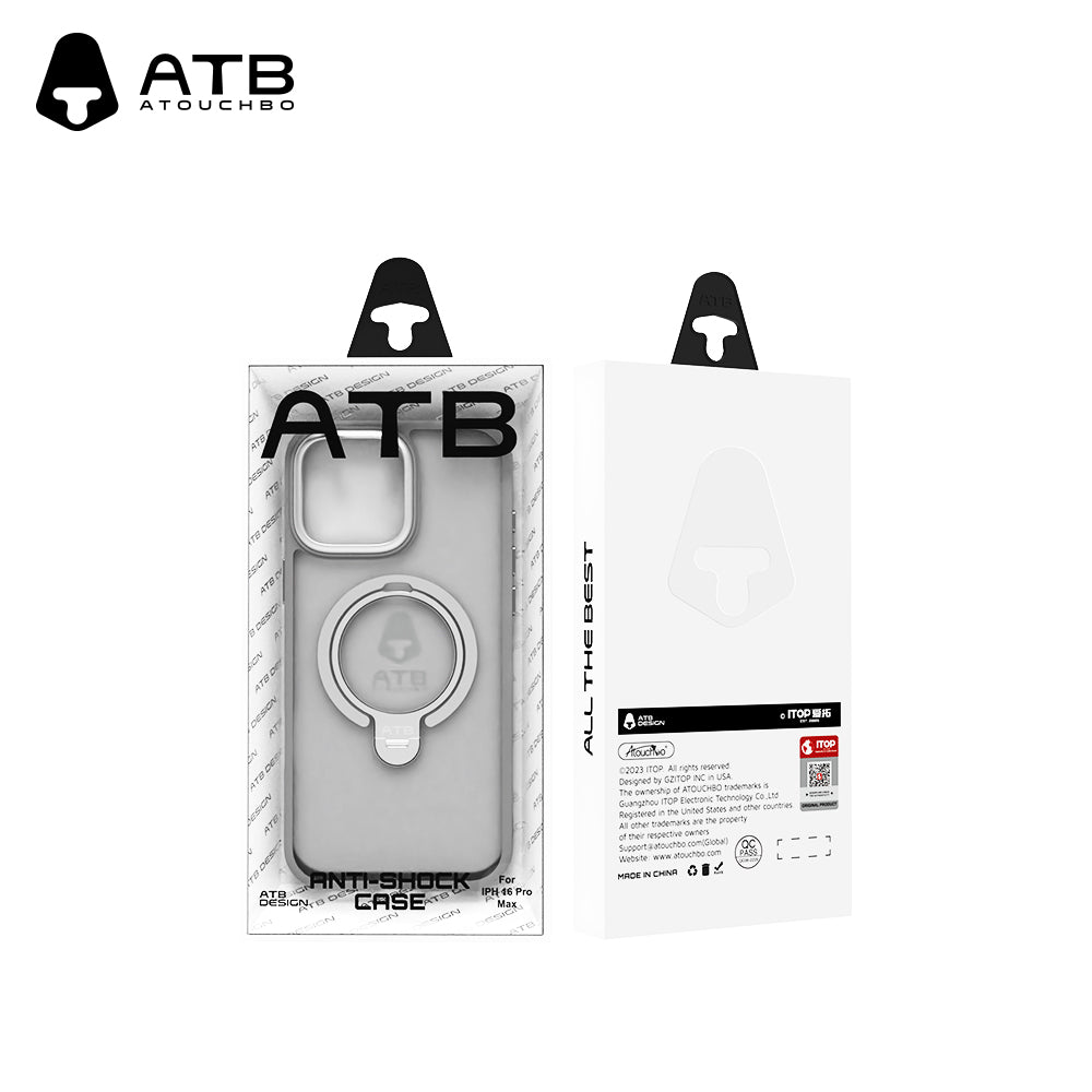 ATB Top Series Dual-Ring Magnetic Bracket Phone Case