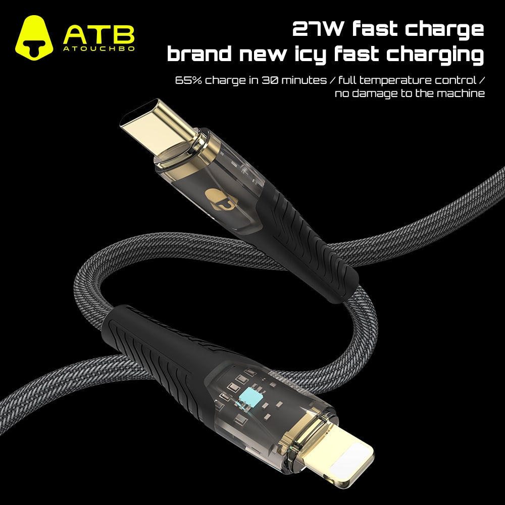 OEM 60W Schnell ladekabel Flach telefon Micro-USB-Datenkabel Schnell ladekabel Typ C für iPhone 15 Pro max
