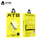 ATB por iPhone 15 Poŝtelefona Akcesoraĵo 6 en 1 HD Hardita Vitro Mata Telefona Kovrilo Fotila Lenso Kontraŭ-fingra Premo Aro por iPhone 15
