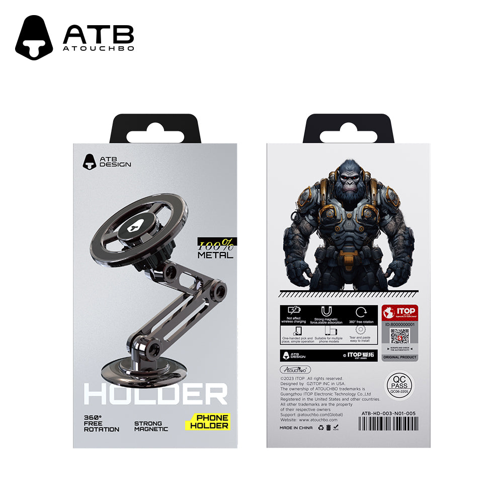 Atouchbo 2023 New Advanced Strong Suction Cup Cellphone Stand Mount Phone Holder for Universal Car