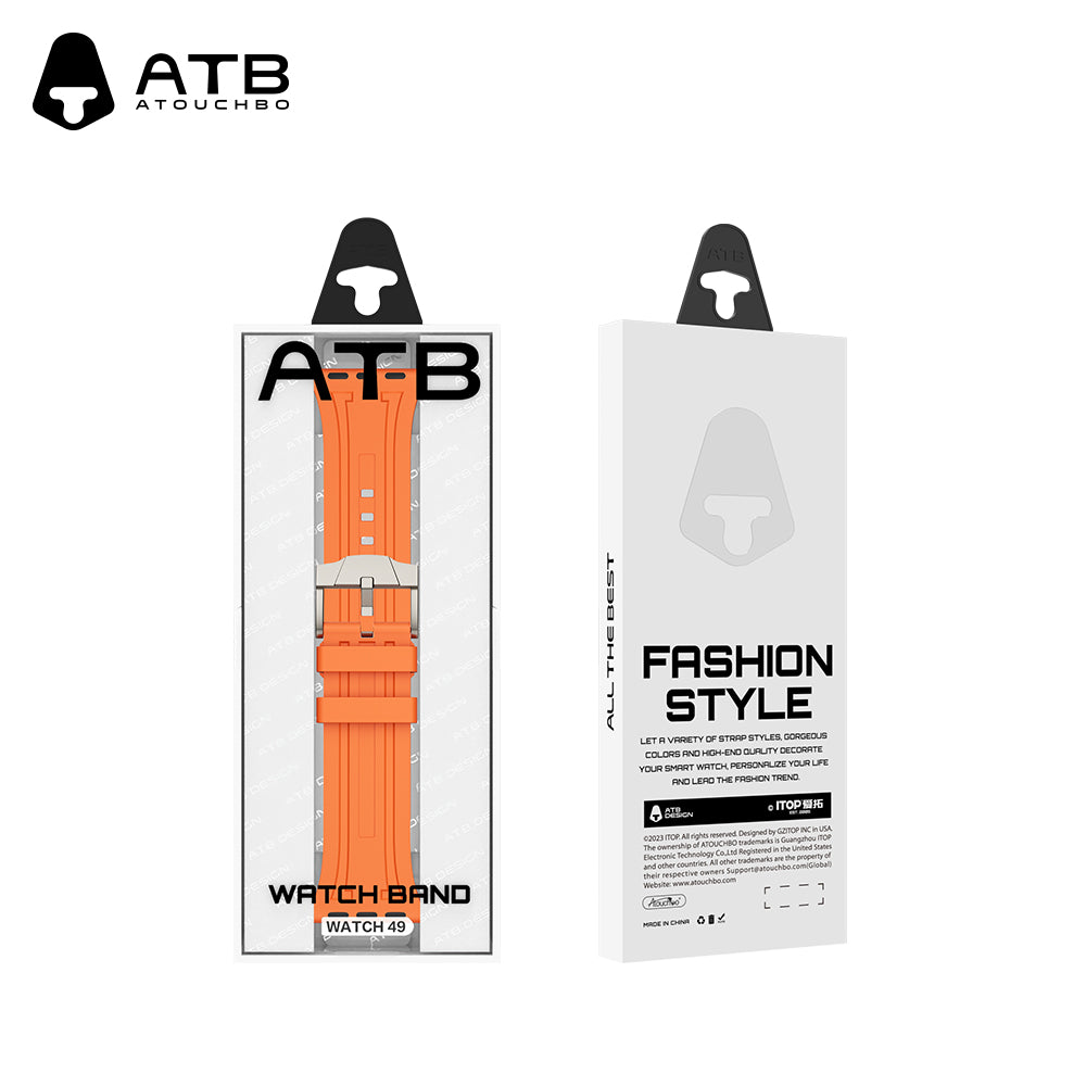 ATB TOP Series Fluoro-rubber Silicone Watch Band